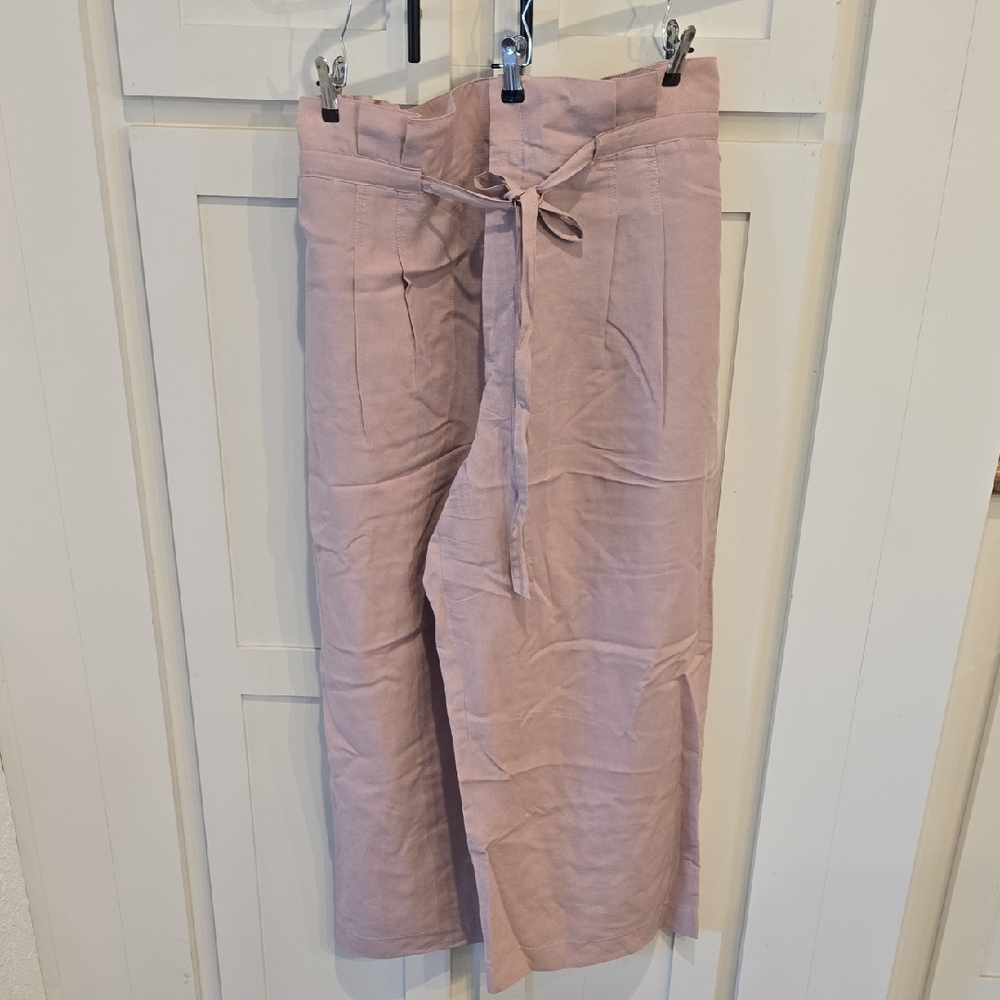 Club Monaco Blush Wide Leg Pants